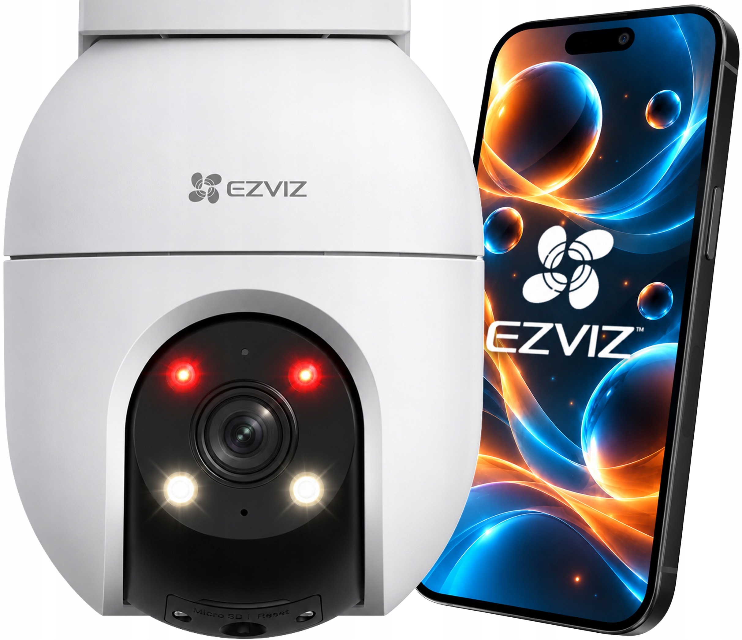 WiFi Otočná Kamera Ezviz C8C Venkovní Fhd 360° Dual Light Ir Led