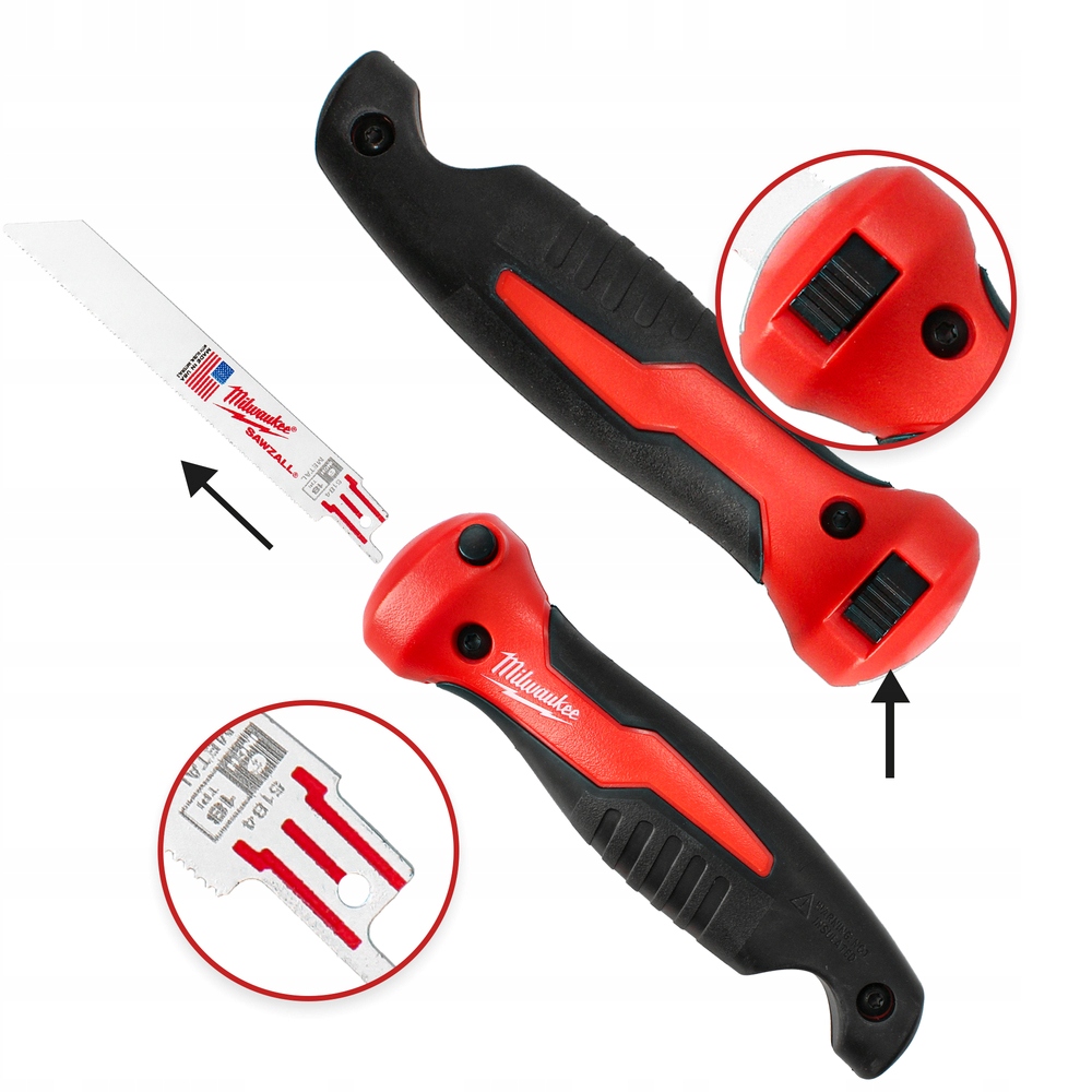 Noz Pila Rurek Miedzianych Scianek Regipsu 15cm Mark Milwaukee