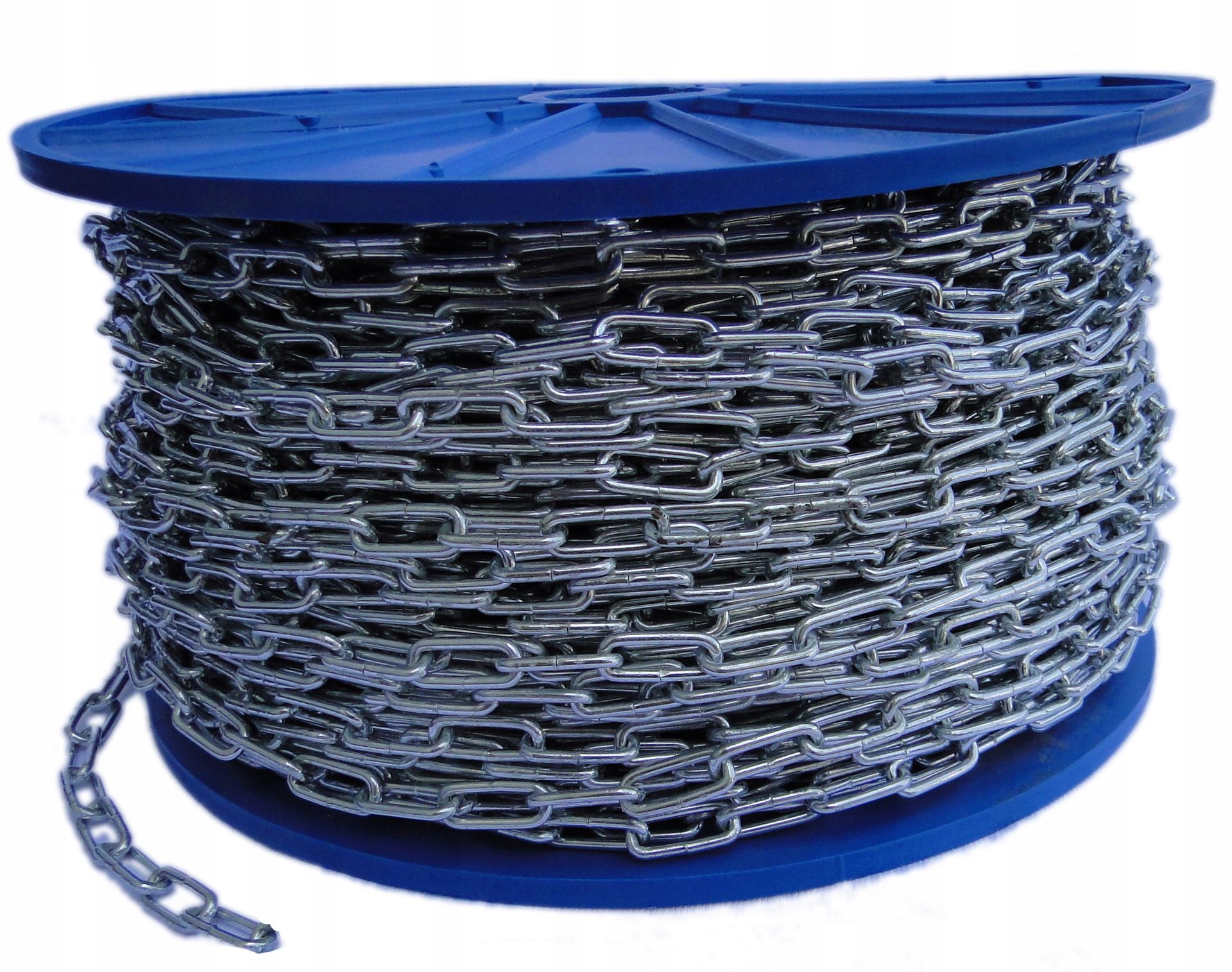 Kovová Reťaz ekonomická fi 2 mm pozinkovaná D1 D-1 pozinkovaná 111 m Rolka