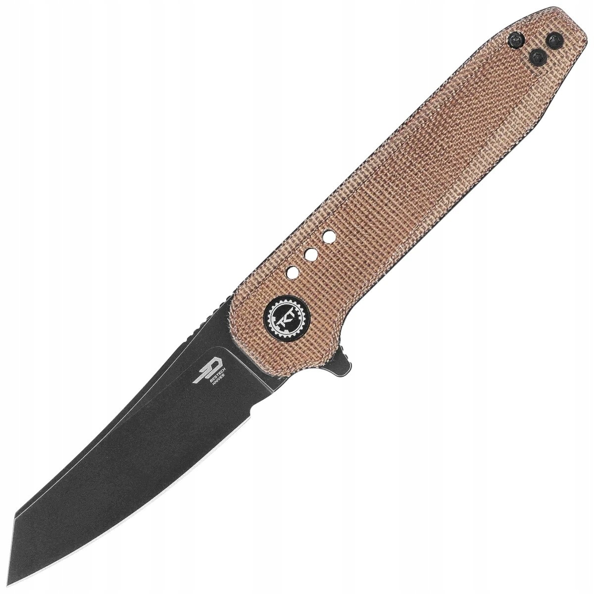 Nóż składany Bestech Syntax Natural G10, Black Stonewashed (BG40F)