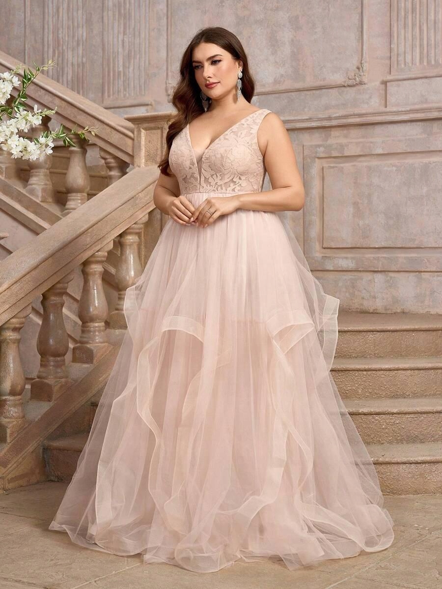 KU242 Shein Elegantní Maxi Šaty Shein (37) 48