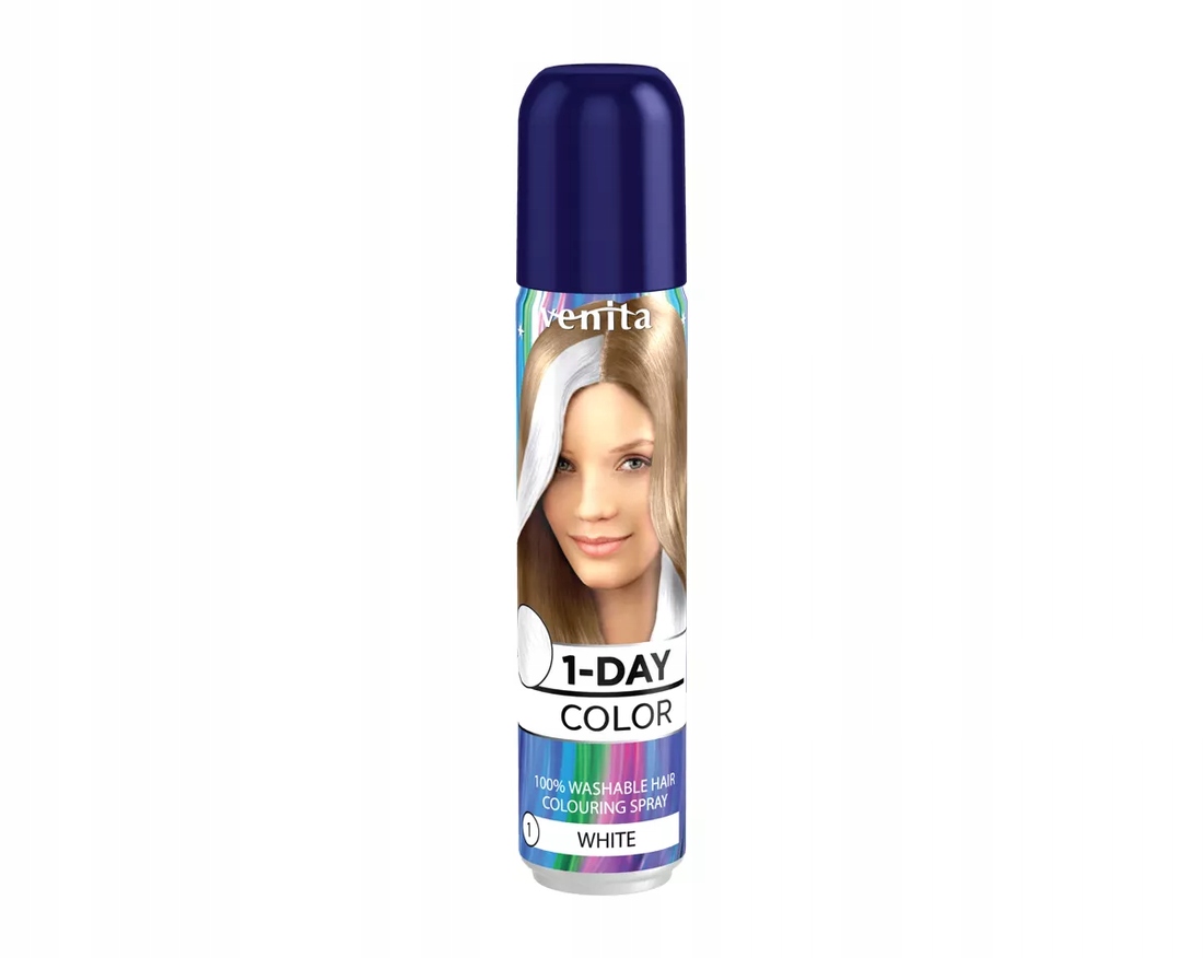 

Venita 1-Day Color Spray do włosów 1 White 50ml