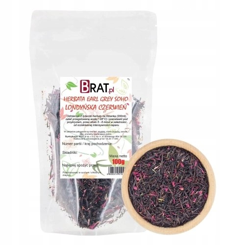 Levně Čaj Earl Grey Soho Londýnská červená 100 g