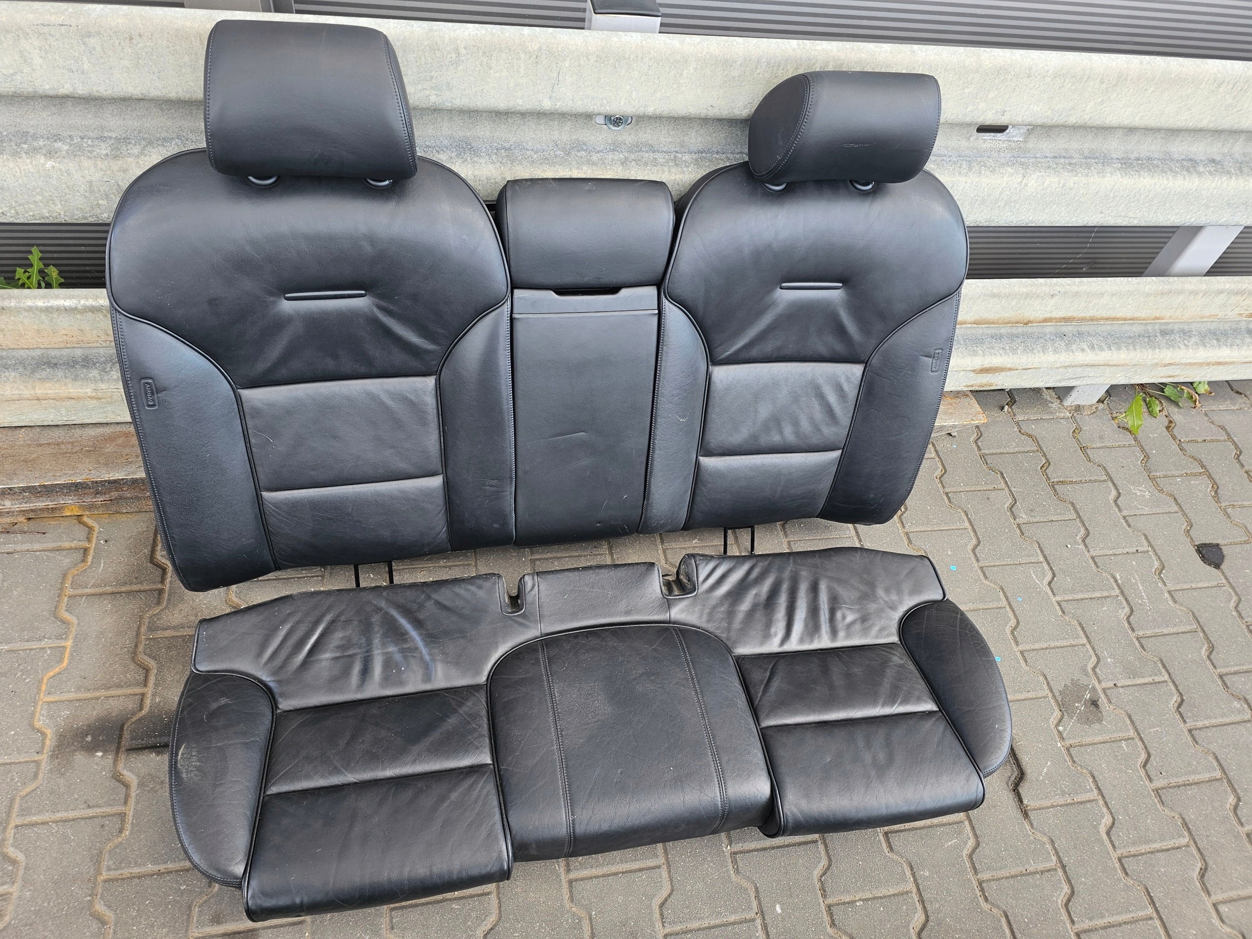 AUDI A8 D3 Sitze SKORZANE elektrisch schwarze KOMPLET Sitz Leder