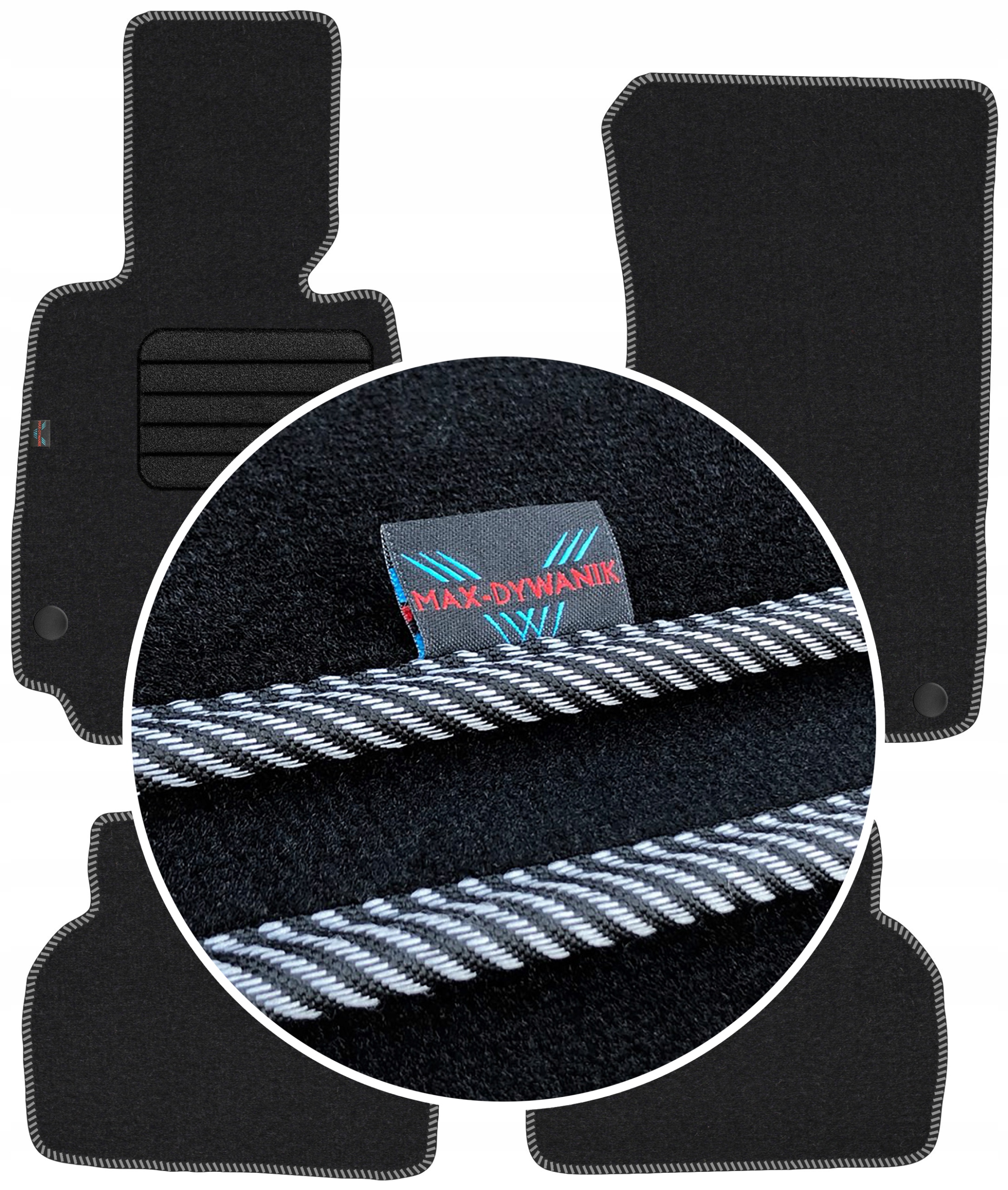 Bmw 5 E39 1995-2004 Velurové autokoberce Koberce do auta