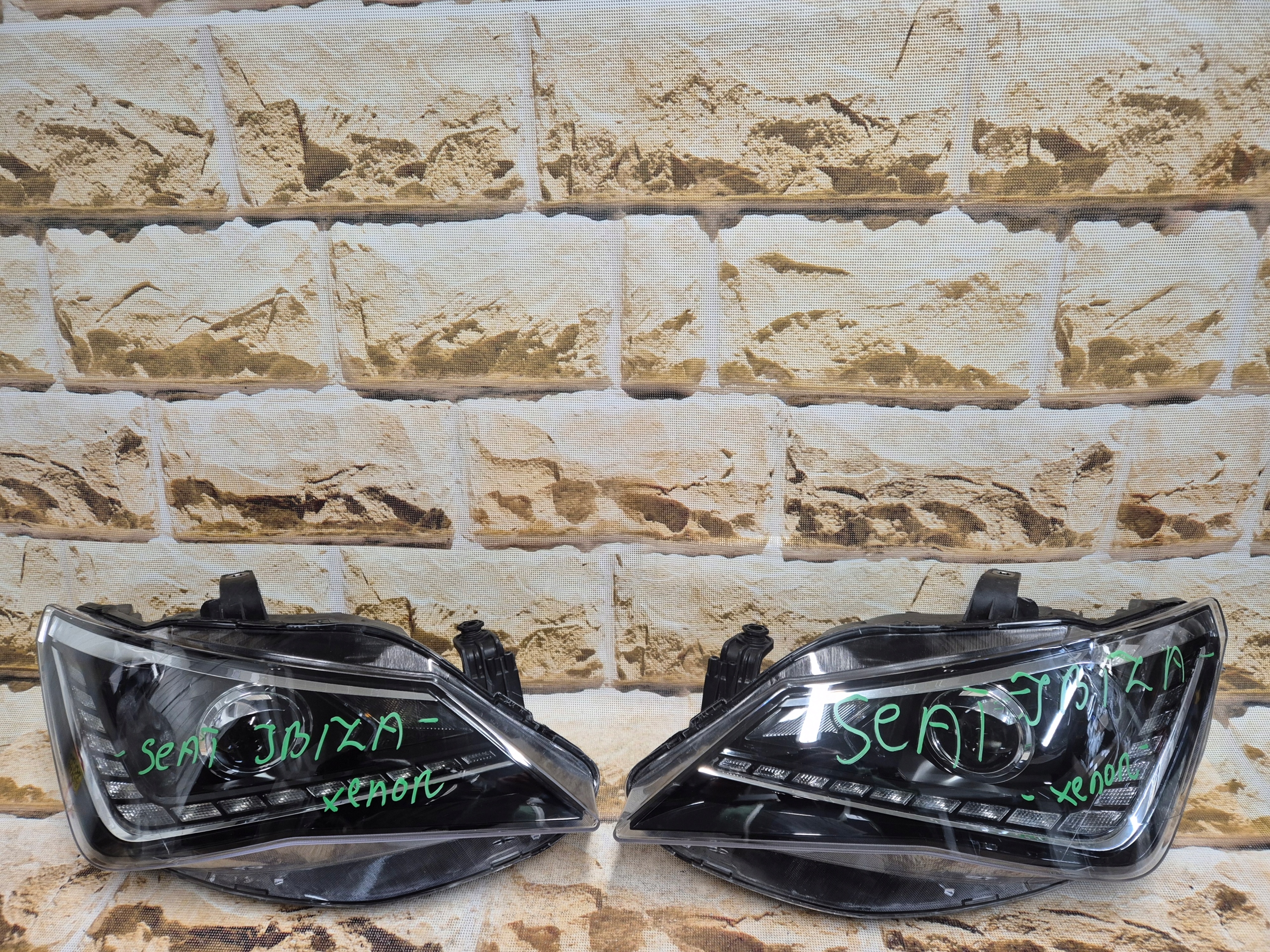 seat ibiza 4 IV 15 xenon skrętny +led europa lampy lewa/prawa