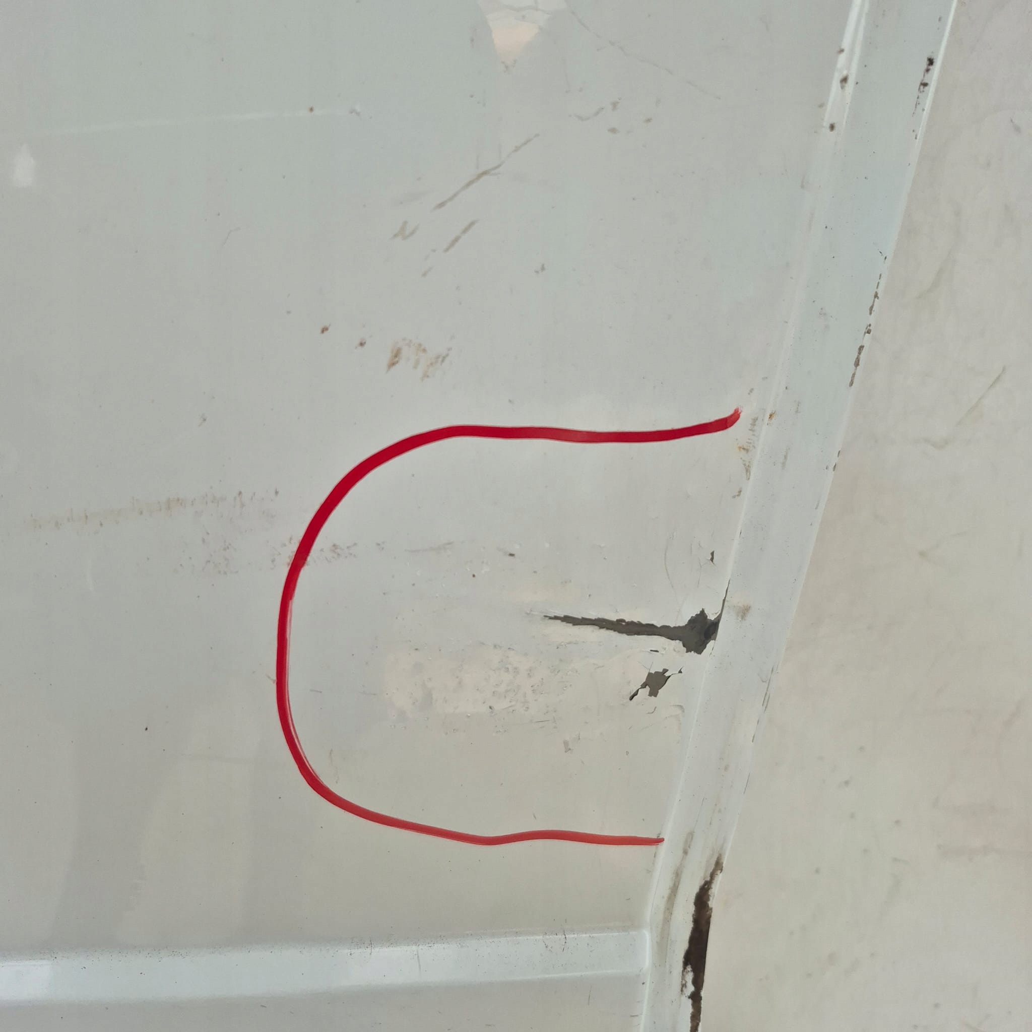 FORD TRANSIT CUSTOM and 1 MK1 12-23 door rear part rear. left