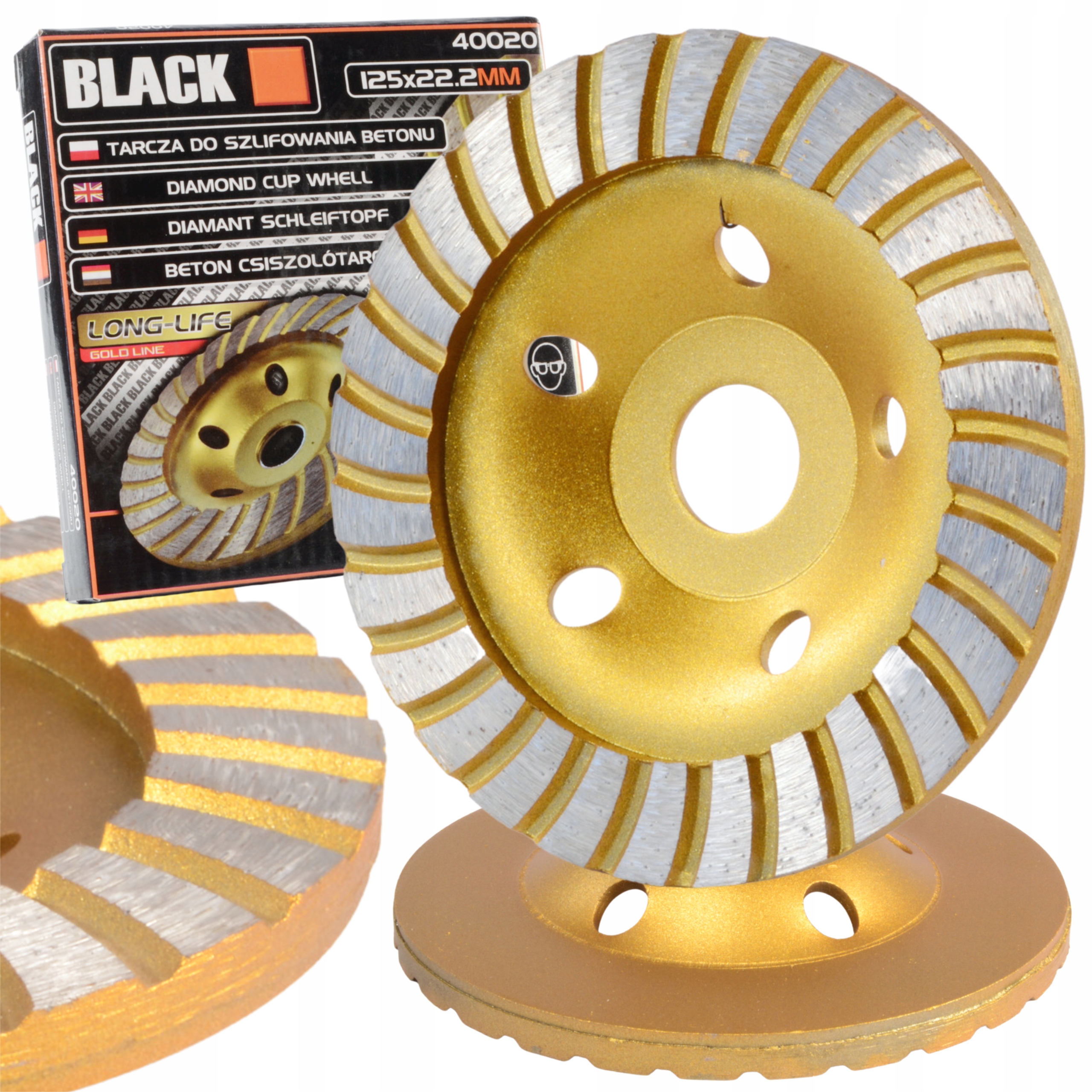 TARCZA DIAMENTOWA GARNKOWA 125 x 22 TURBO