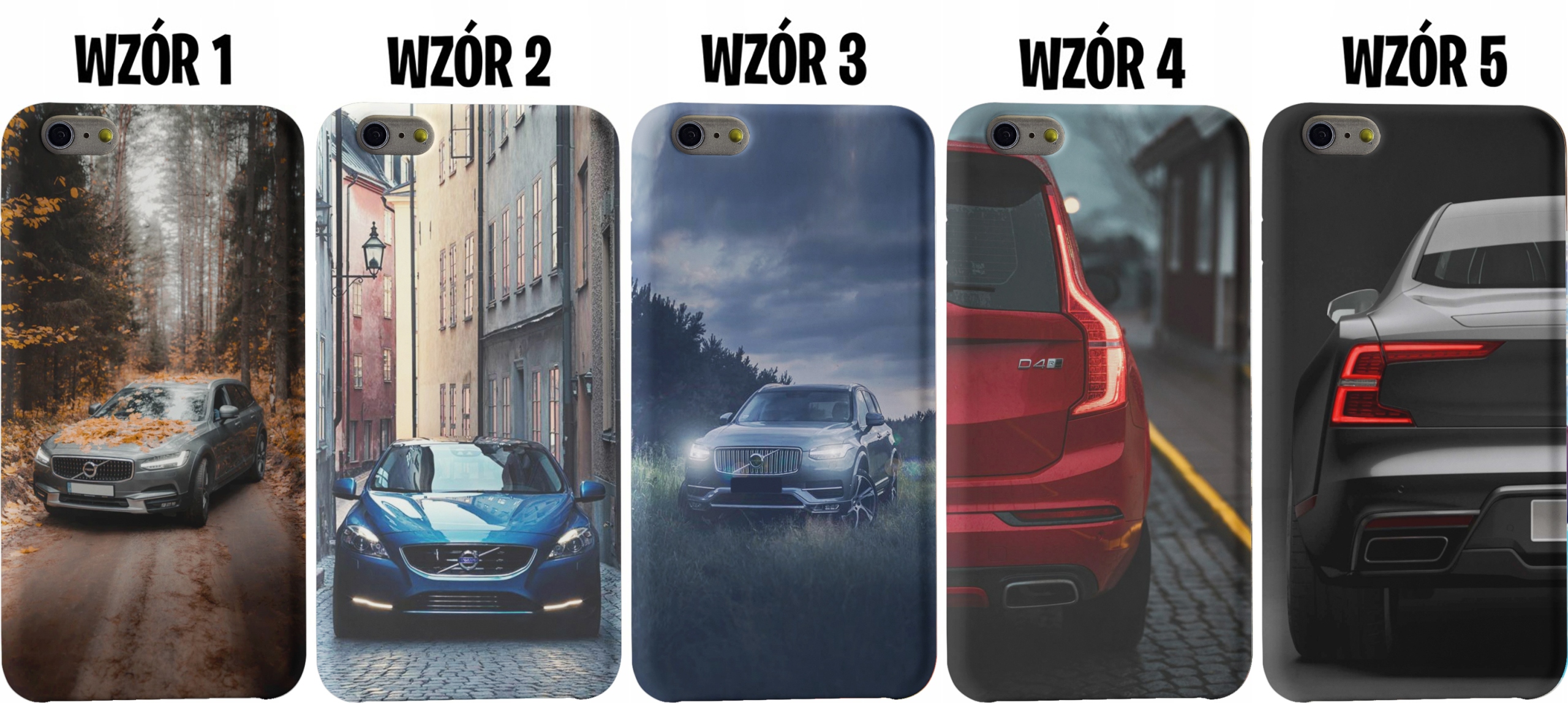

Etui Case Iphone 5 Samochód Auto Volvo Tekst