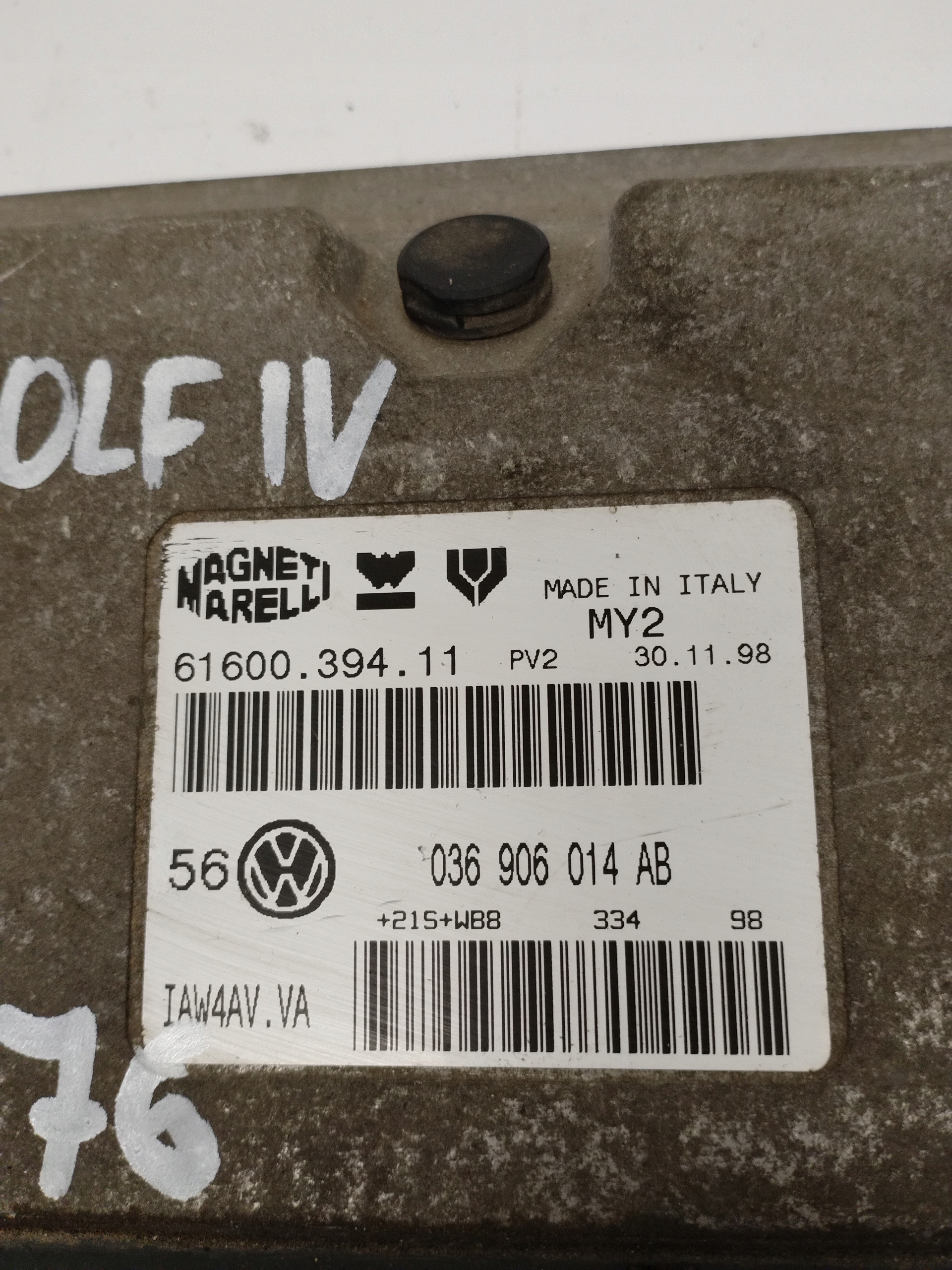 computer control unit of the engine VW Golf IV 4 036906014AB