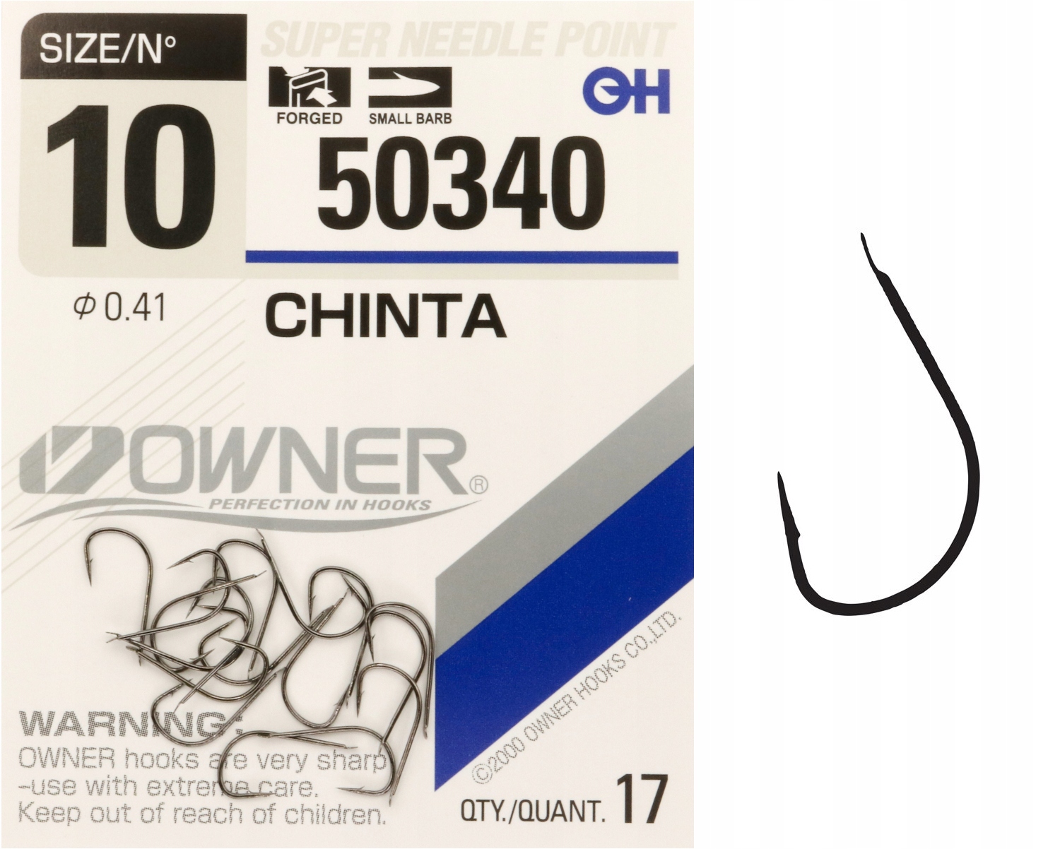 Owner haczyki 50340 Chinta Nr 10