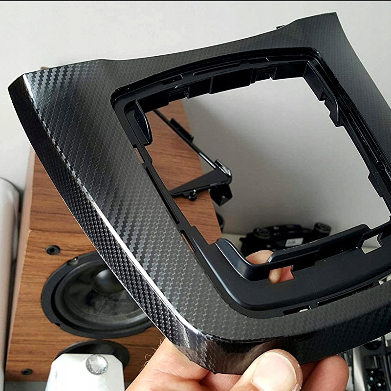 Folia Carbon Okleina Karbon 5D Czarna Połysk Na Rower Progi Laptop Auto Funkcja ochrona powierzchni zmiana koloru