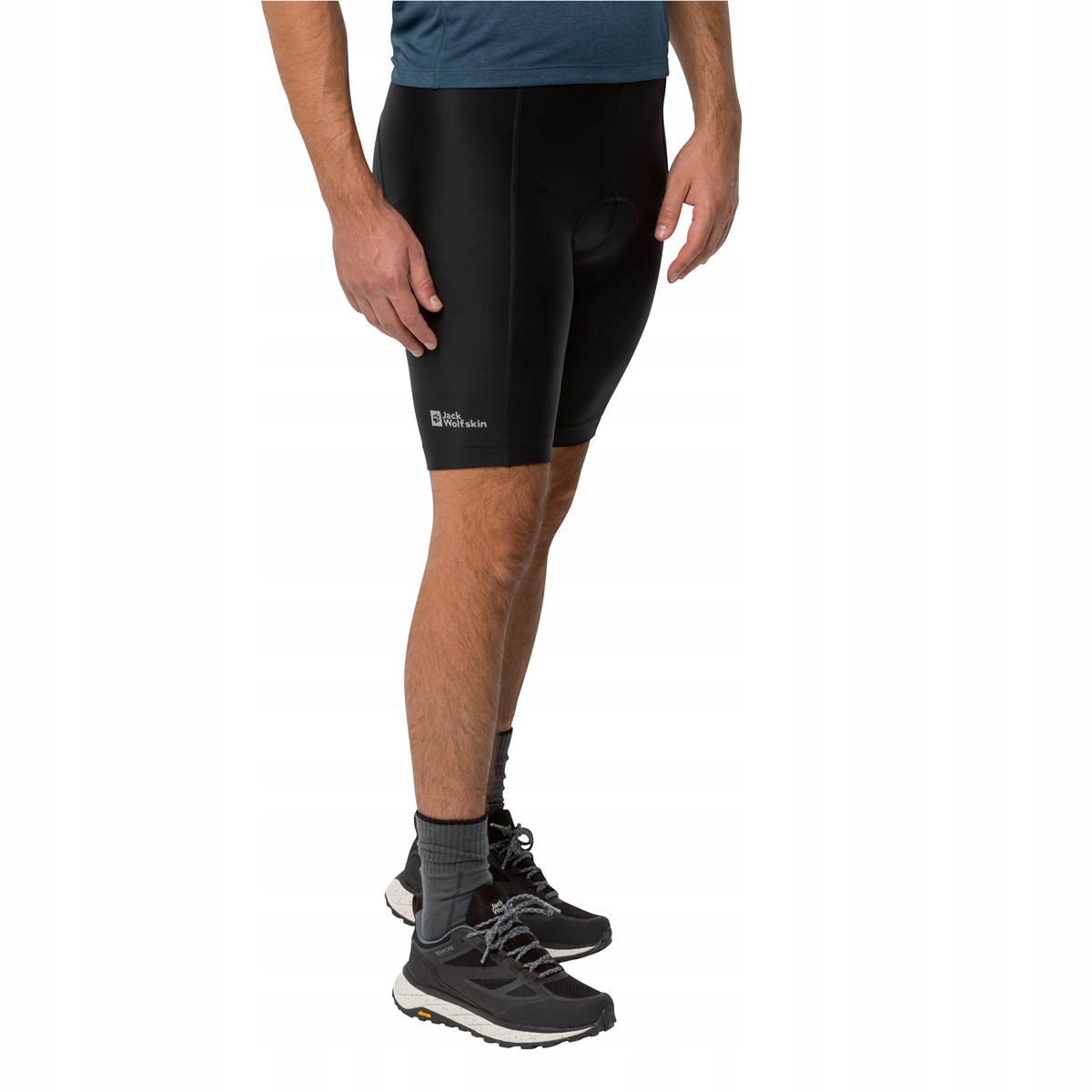 Męskie spodenki rowerowe Jack Wolfskin czarne L