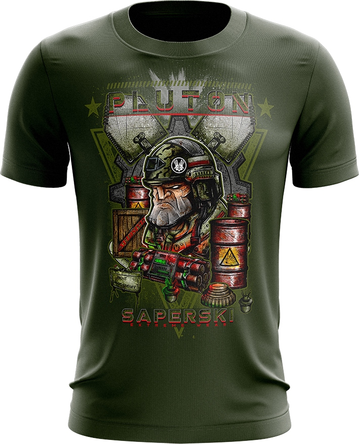 

Saper Pluton Saperski t-shirt koszulka r. S