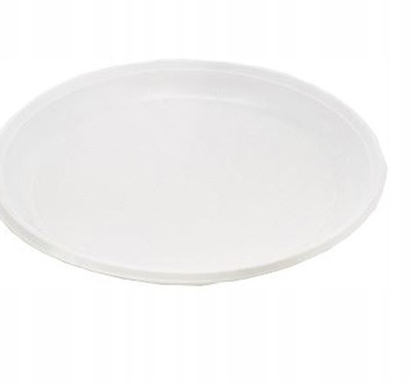 

Talerz plastikowy 22cm biały 50szt Catering