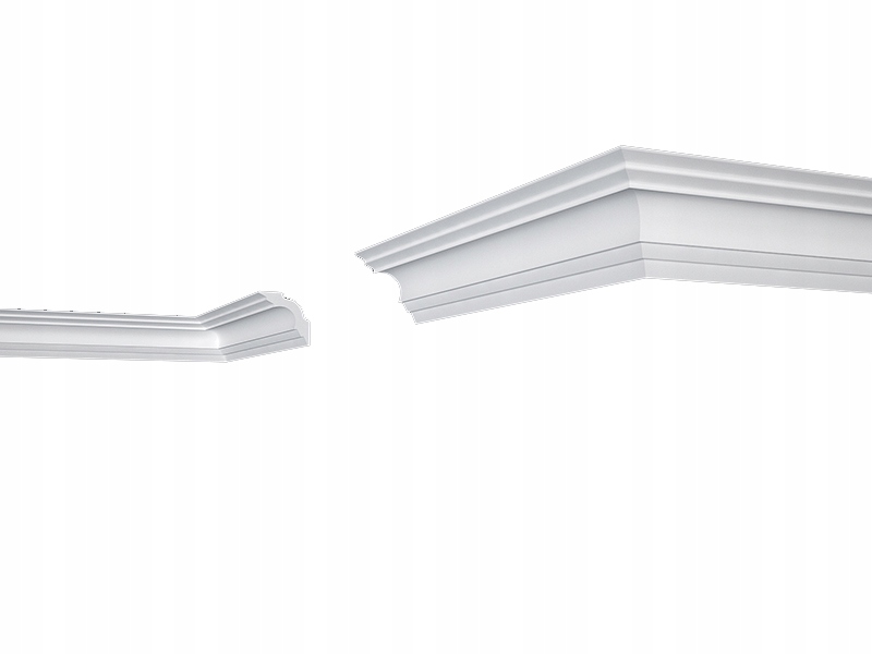 Dekoracyjna listwa PRZYSUFITOWA E-14 BIAŁA XPS 4mb