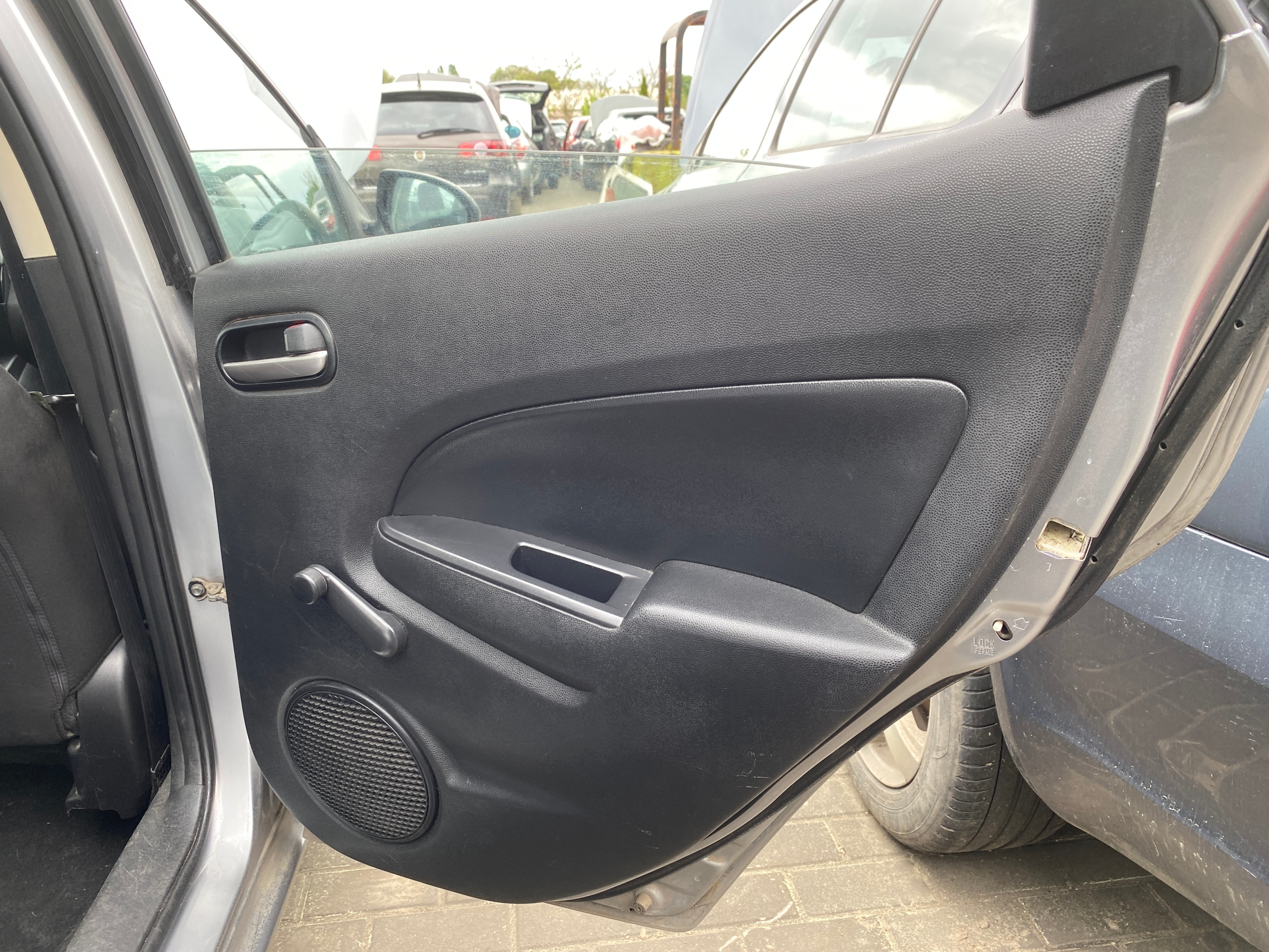 upholstery right side side right rear Mazda 2 II 08-15