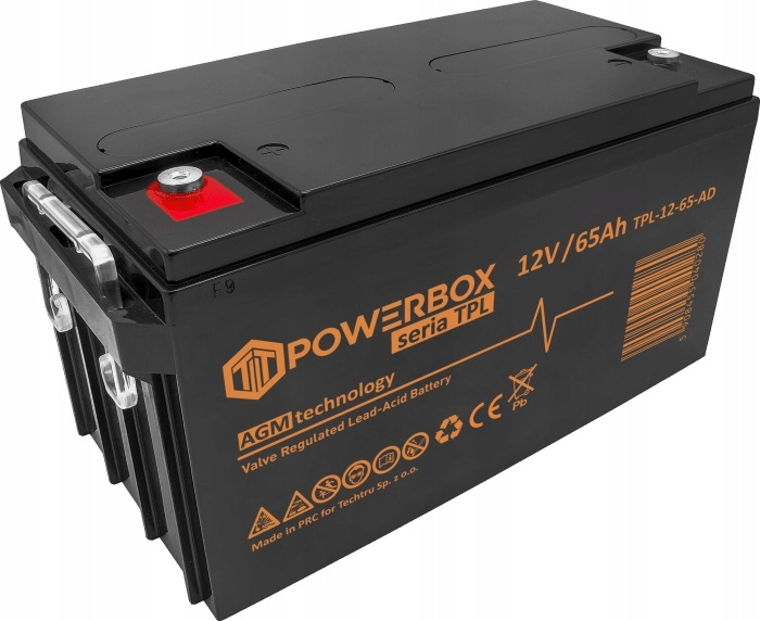 Akumulátor 12V/65Ah TPL-12-65-AD Powerbox