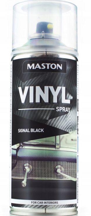 czarny Winylowy Lakier Do Skóry Maston spray 2099