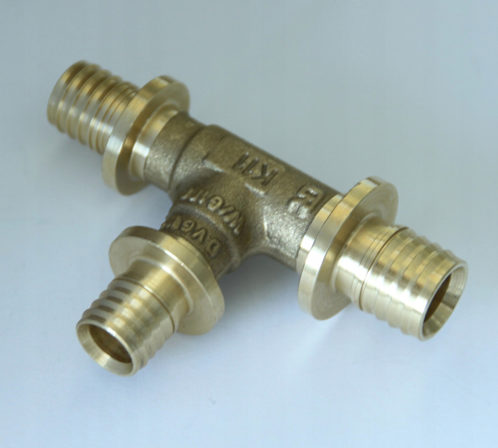 T-rozdělovač Redukční 32x20x25 Univerzální Mosaz Teceflex