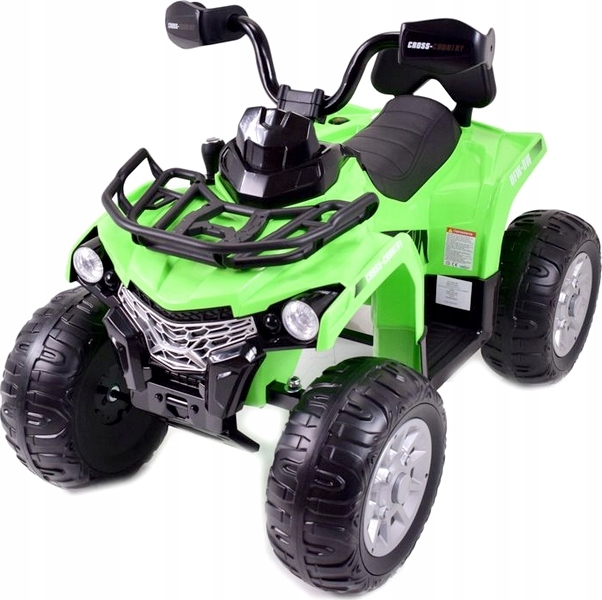 QUAD POWER AKUMULATOR 12V 2 SILNIKI KOŁA EVA Kolor Zielony