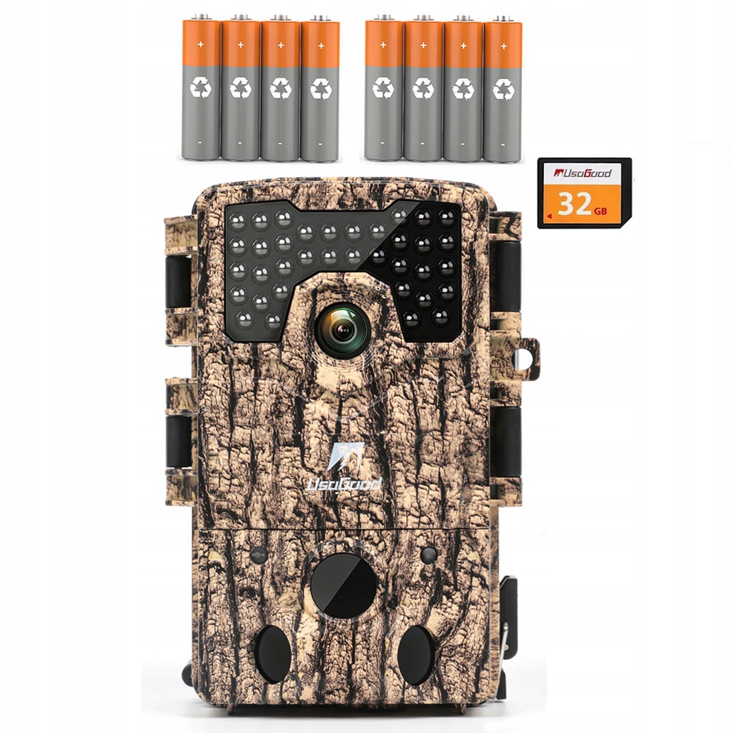 Lovecká Kamera 48 Mp 4K Displej Ips 2" Voděodolná IP66 Noční Vidění Sd 32 Gb