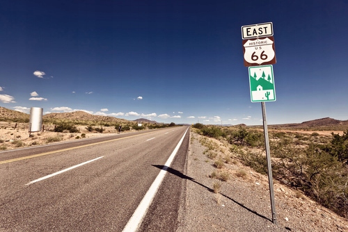 

Fototapeta flizelina na wymiar Znak Route 66