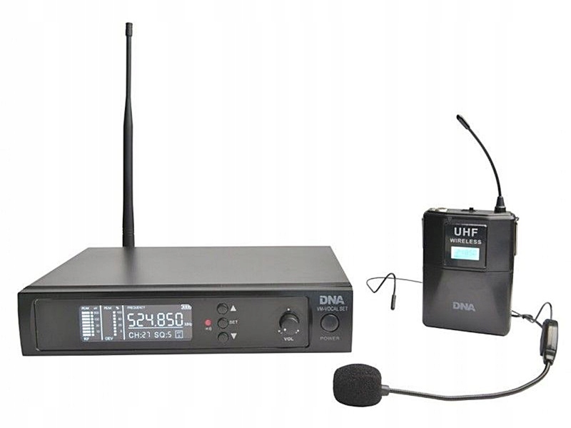 System bezprzewodowy DNA VM Head z mikrofonem