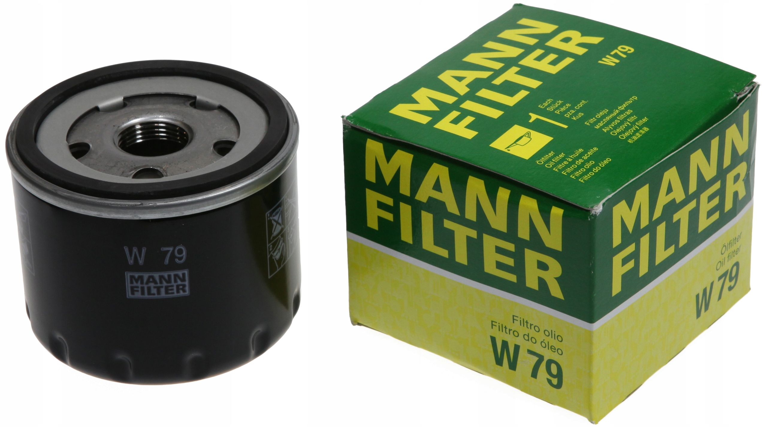 Filtr oleju Mann Filter W 79 Producent części Mann-Filter