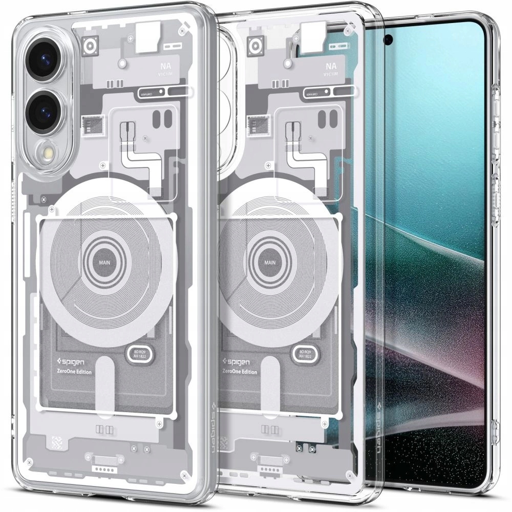 Pouzdro Spigen Ultra Hybrid Mag s MagSafe na Samsung Galaxy S25 Edge s potiskem