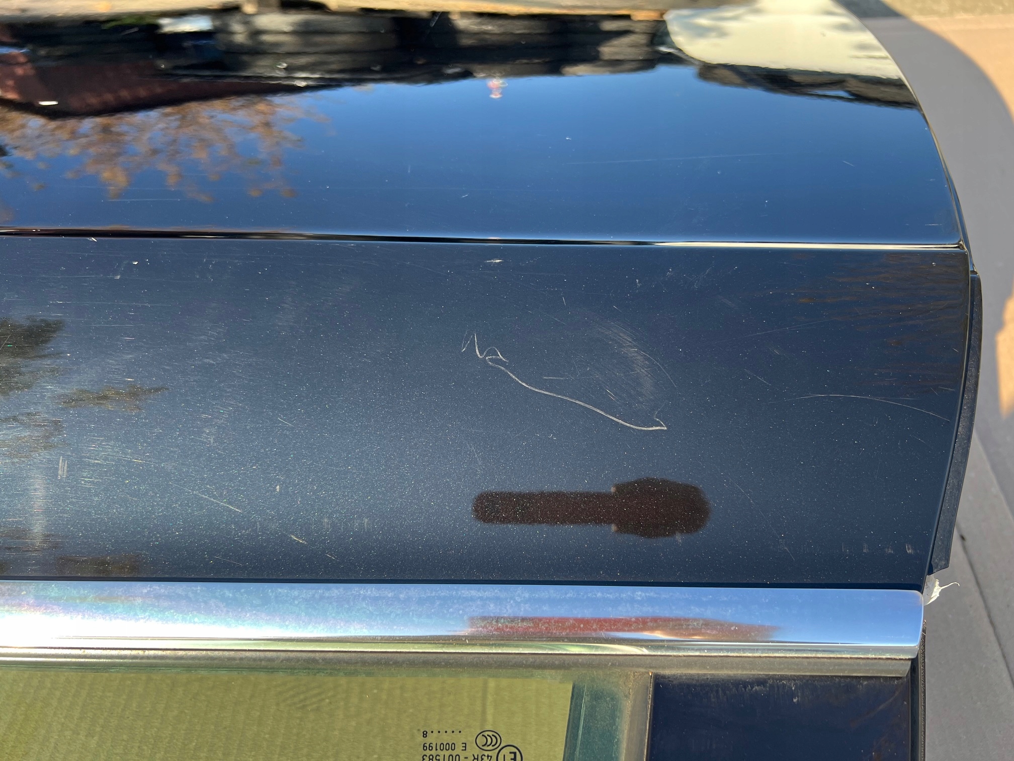 AUDI A4 B8 sedan door left rear. left rear part LZ9Y
