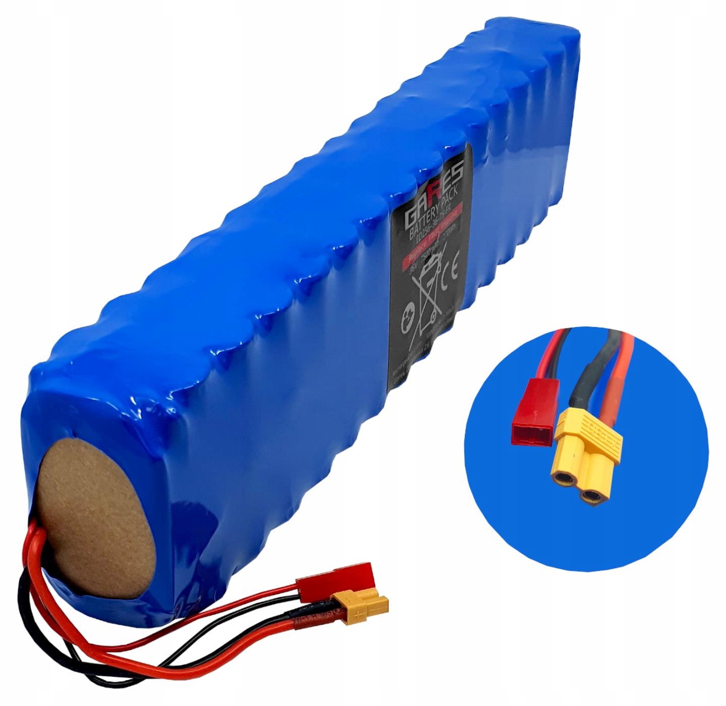 Akumulator Gares do hulajnogi elektrycznej Frugal Impulse XT30 36V 7,5Ah