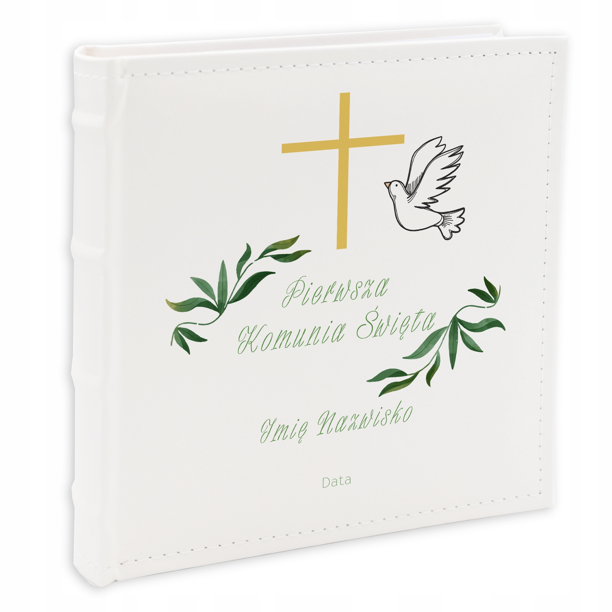 Album na fotografie 10x15 cm Svaté Přijímání Památka Jméno Vlastní obálka