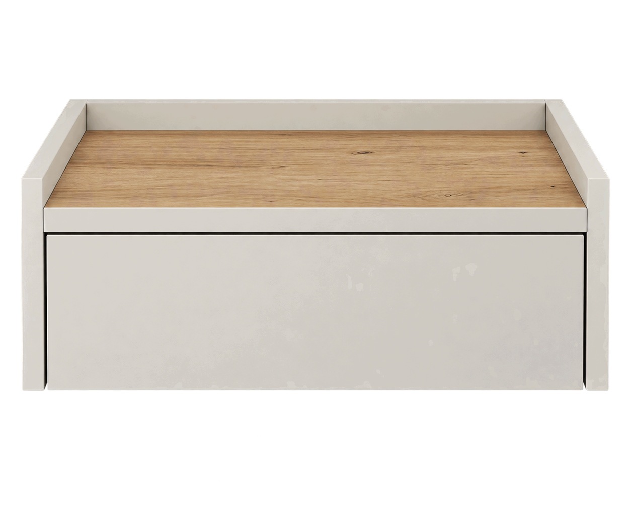 Noční stolek závěsný Nuvia 45 kašmír dub artisan závěsná skříňka do ložnice