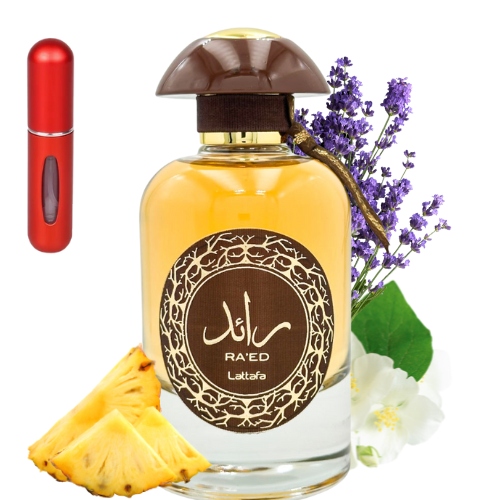 Lattafa Ra'ed Oud 100 ml Unisex pánské automizér Dárek Arabské parfémy