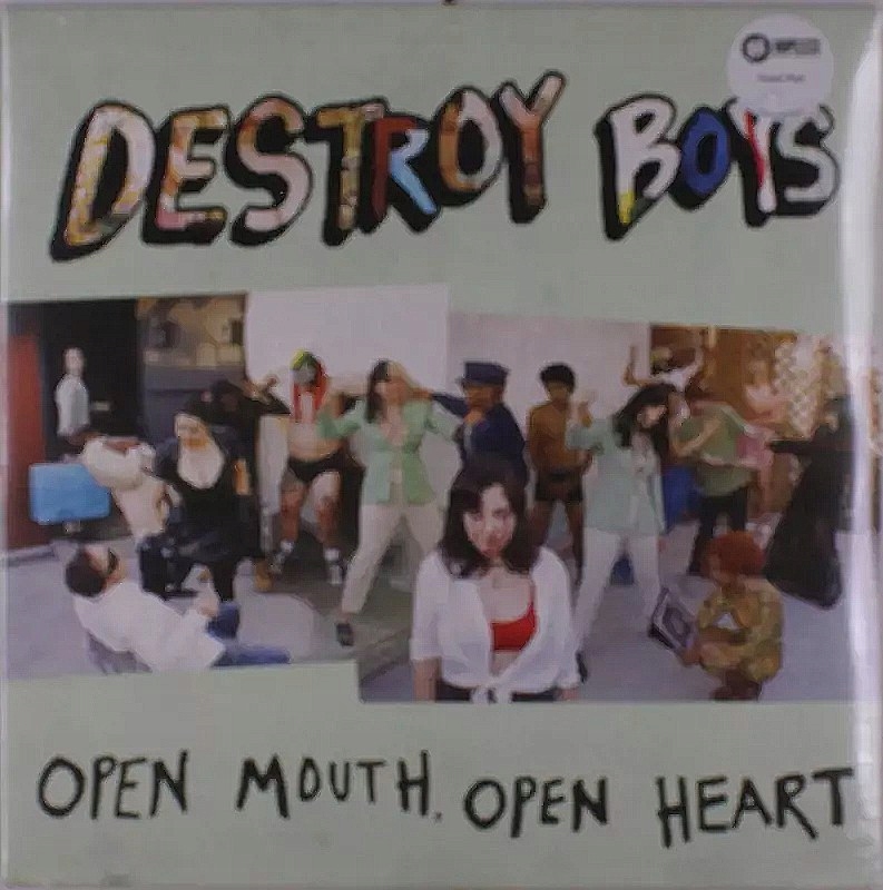 Lp Destroy Boys: Open Mouth, Open Heart Purple Vinyl Limited Edition Us Imp