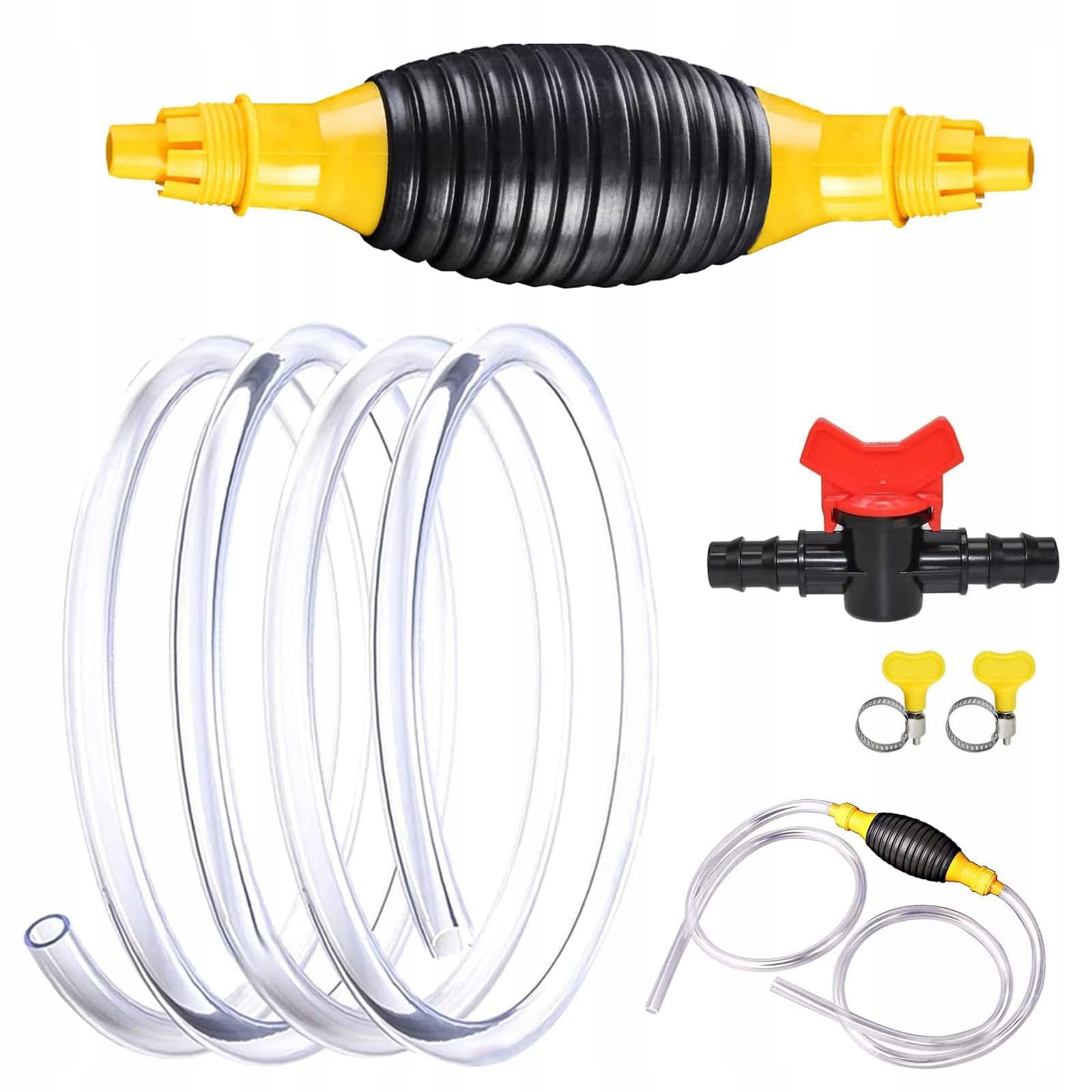 

Gruszka Ręczna Pompka Do Paliwa Wąż 200CM 10L/min