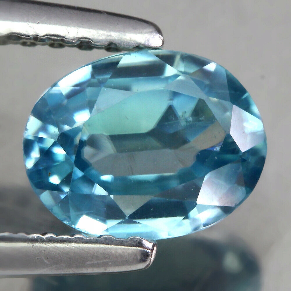 Zirkon modrý přírodní kámen 1.32ct Vvs