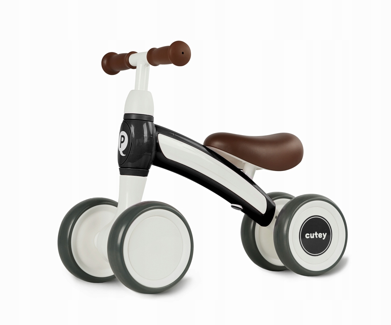 Rowerek Biegowy Trójkołowy Jeździk Cutey Retro Black Milly Mally