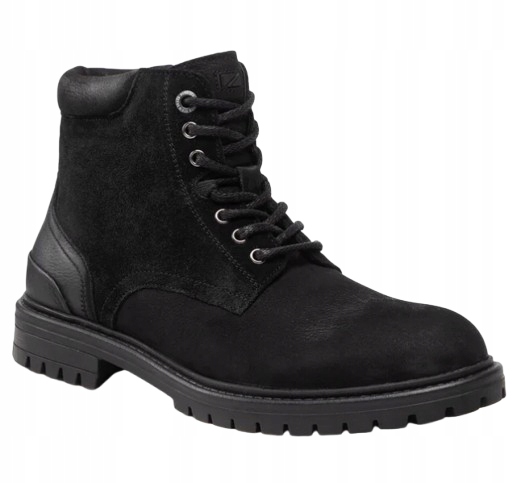 Pepe Jeans Kotníkové Boty Pánské Černé Kožené Na Zip 46 Awf