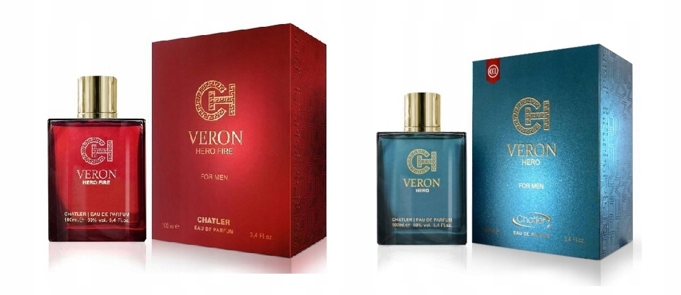 Chatler Veron Hero Veron Hero Fire 2x100ml Edp Men Set