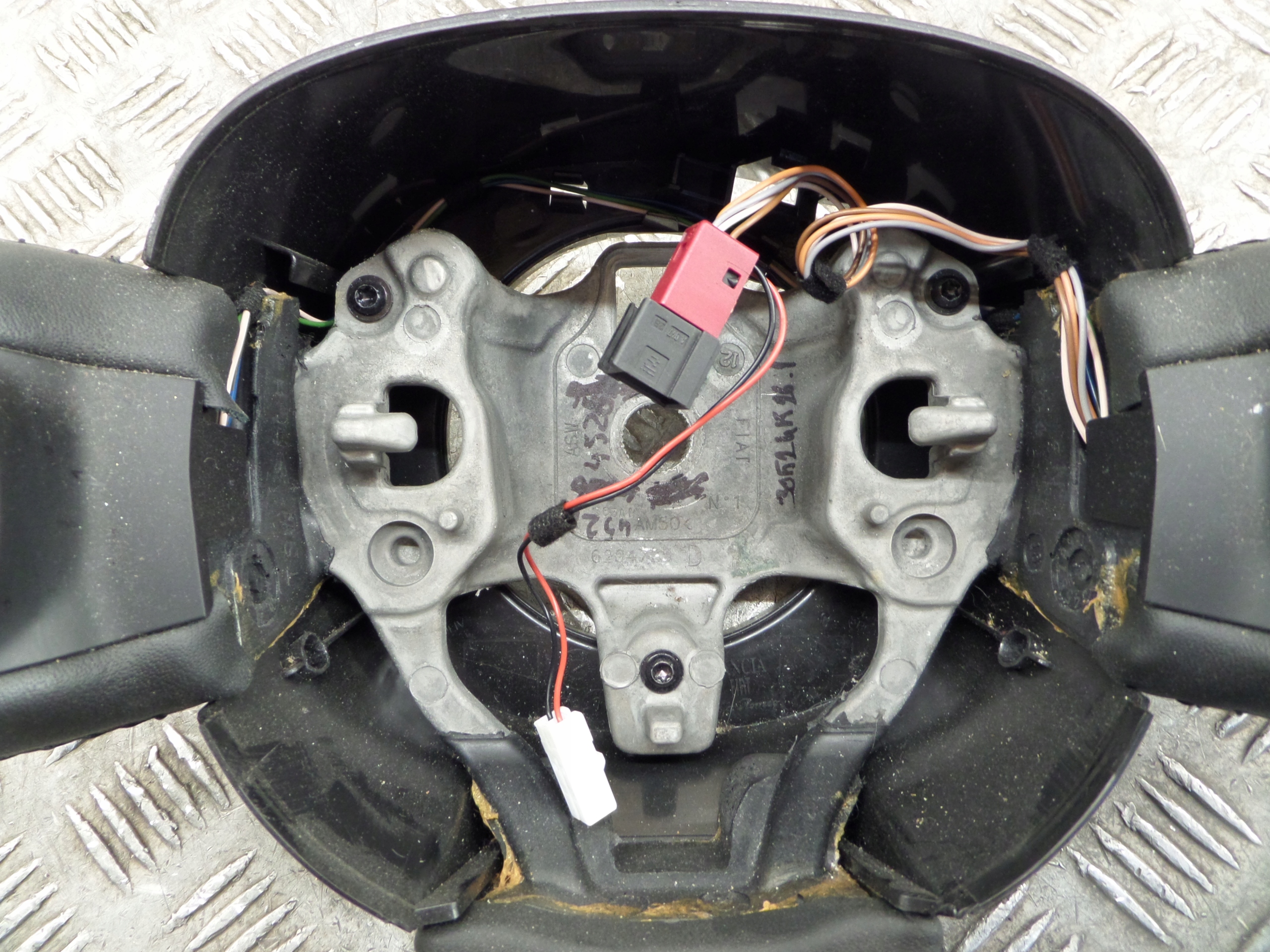 lenkrad Leder MULTIFUNKCJA FIAT 500L 12