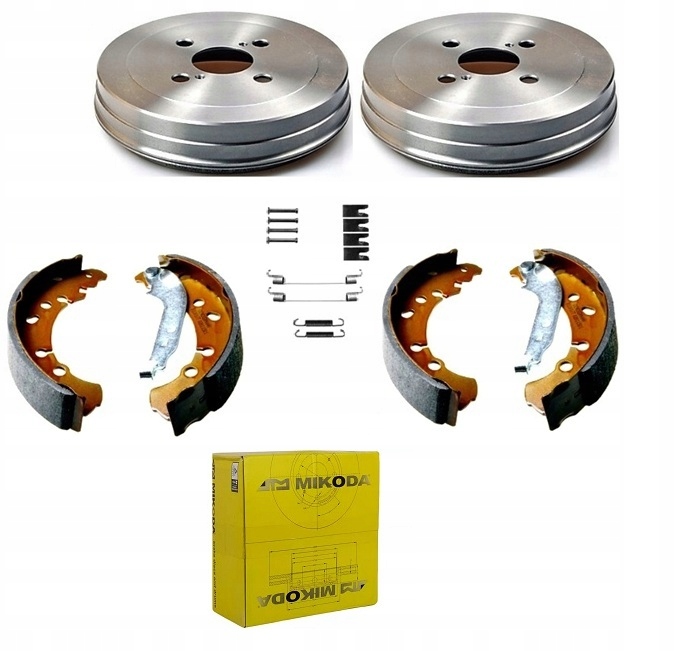 Bubny čelisti sada Toyota Yaris II 2005- III 10- Zadní verze Francie