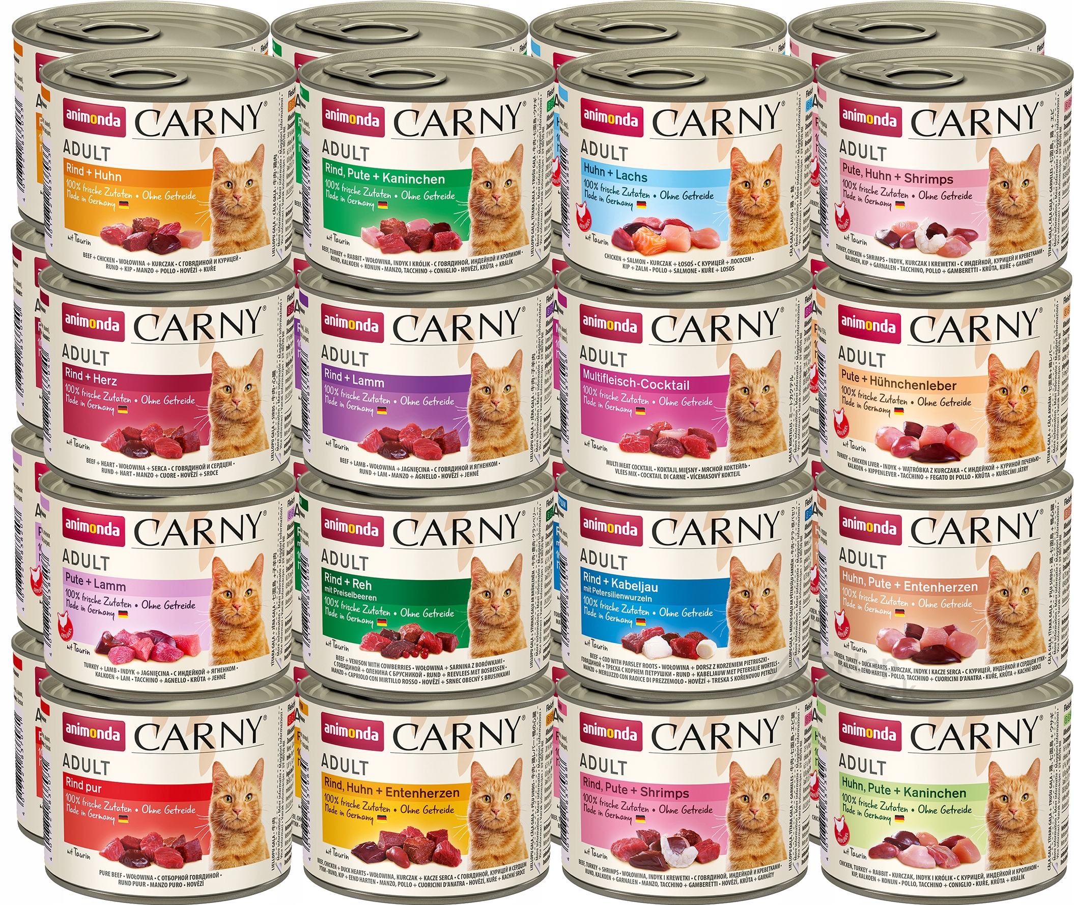 Levně Animonda Carny MIX podst. příchutí Set 200g x32