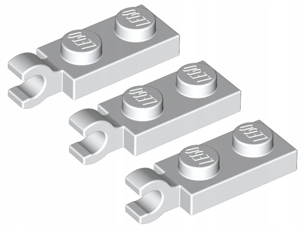 

Lego Płytka Zaczep 1x2 Biała (63868/6361170) 3szt