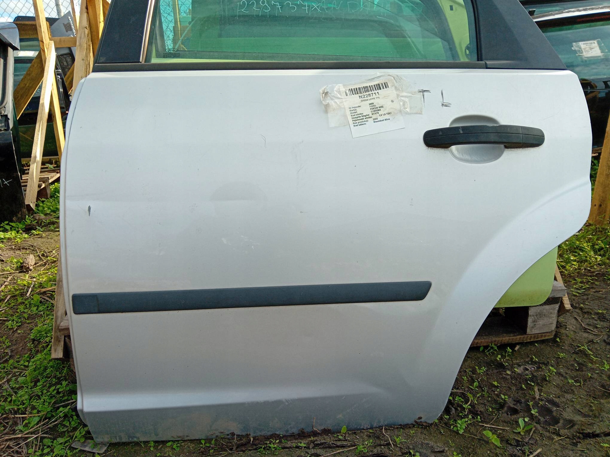 door left rear part FORD FOCUS MK2