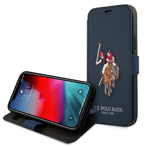 

Us Polo Book Embroidery etui na iPhone 12 / 12 Pro
