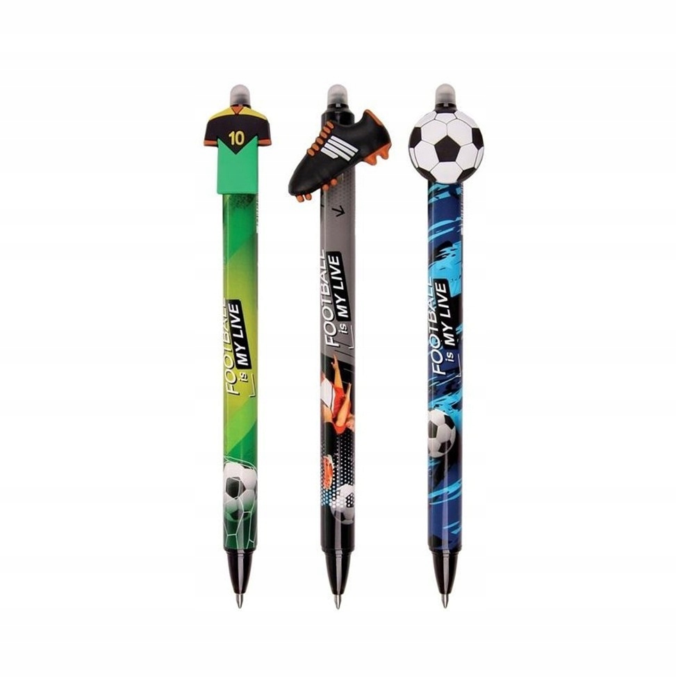 Długopis wymazywalny Football (36szt) 180x180 mm Cresco