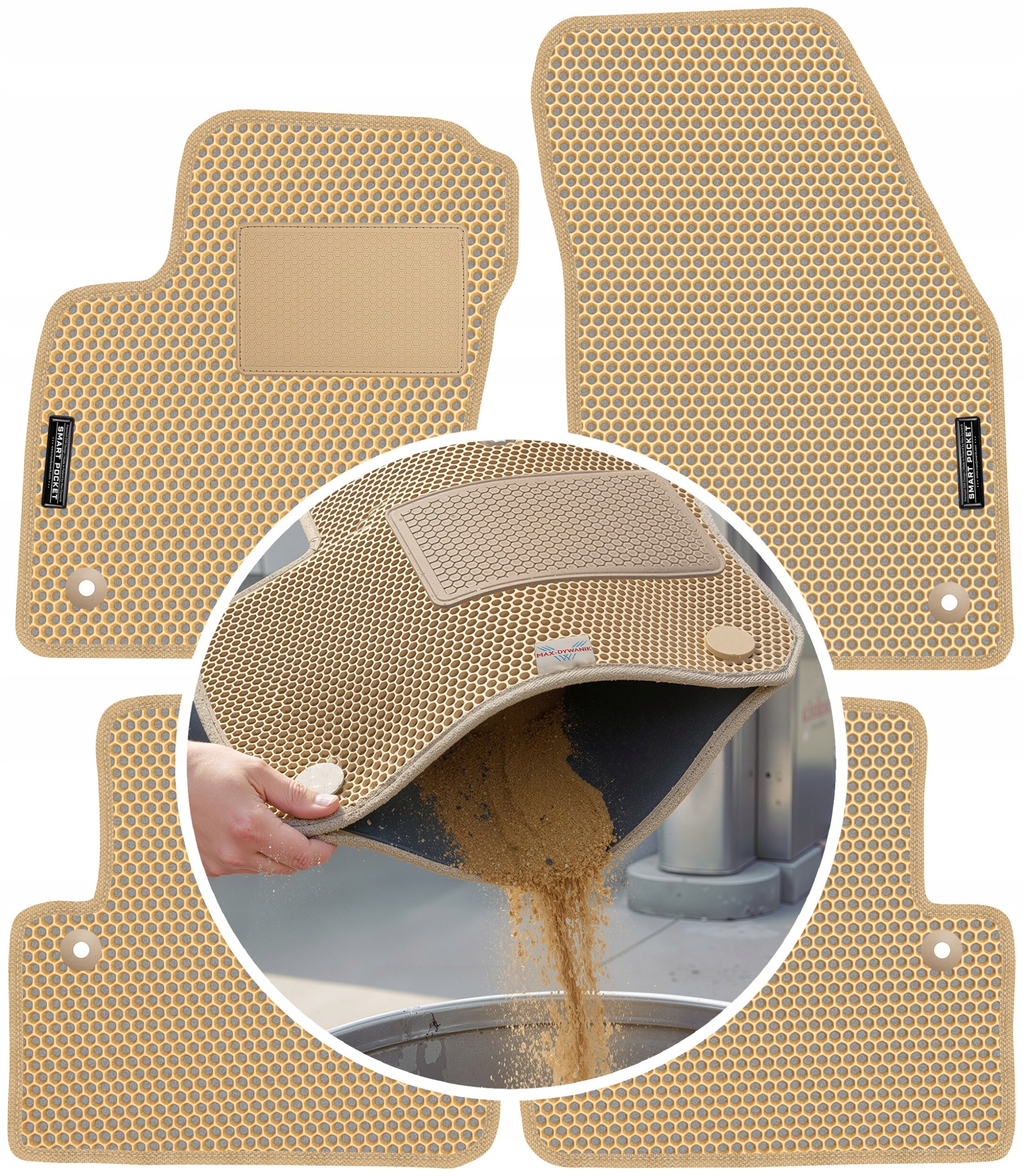 Volvo S40 II 2004-2012 Koberce Eva Smart Pocket