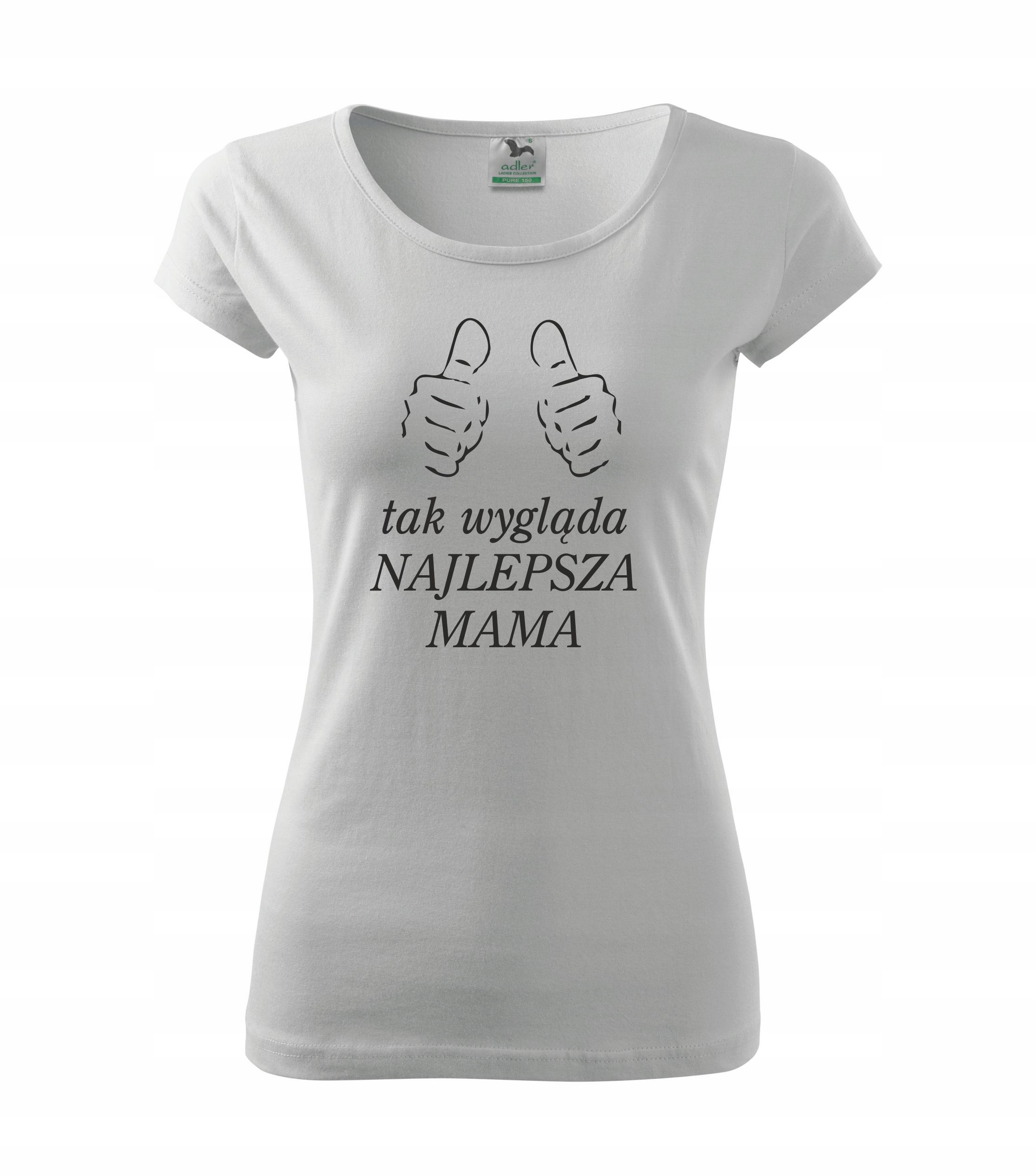 

Koszulka najlepsza super mama Dzień Mamy S